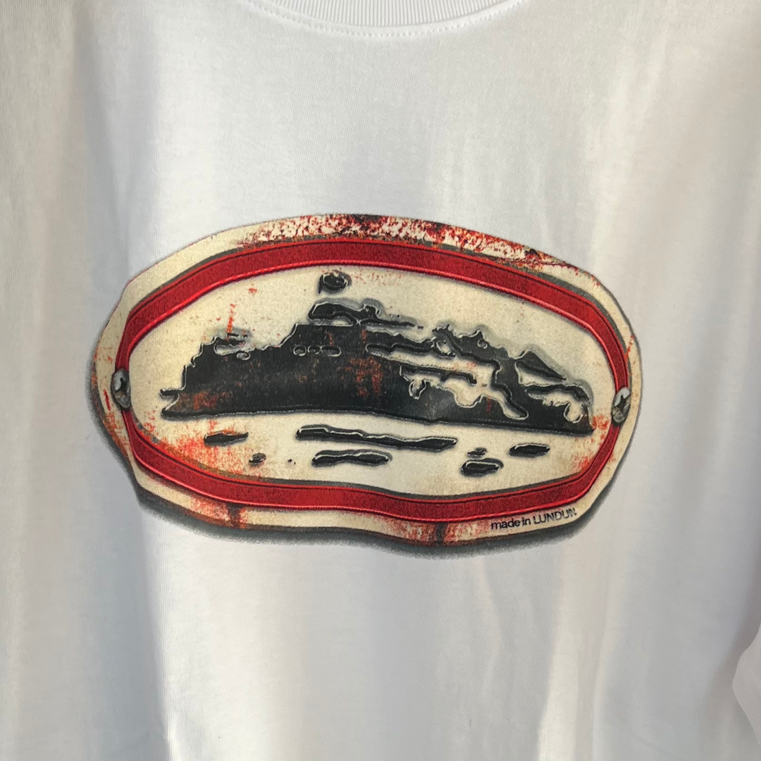 Corteiz Rusty Alcatraz Tee White