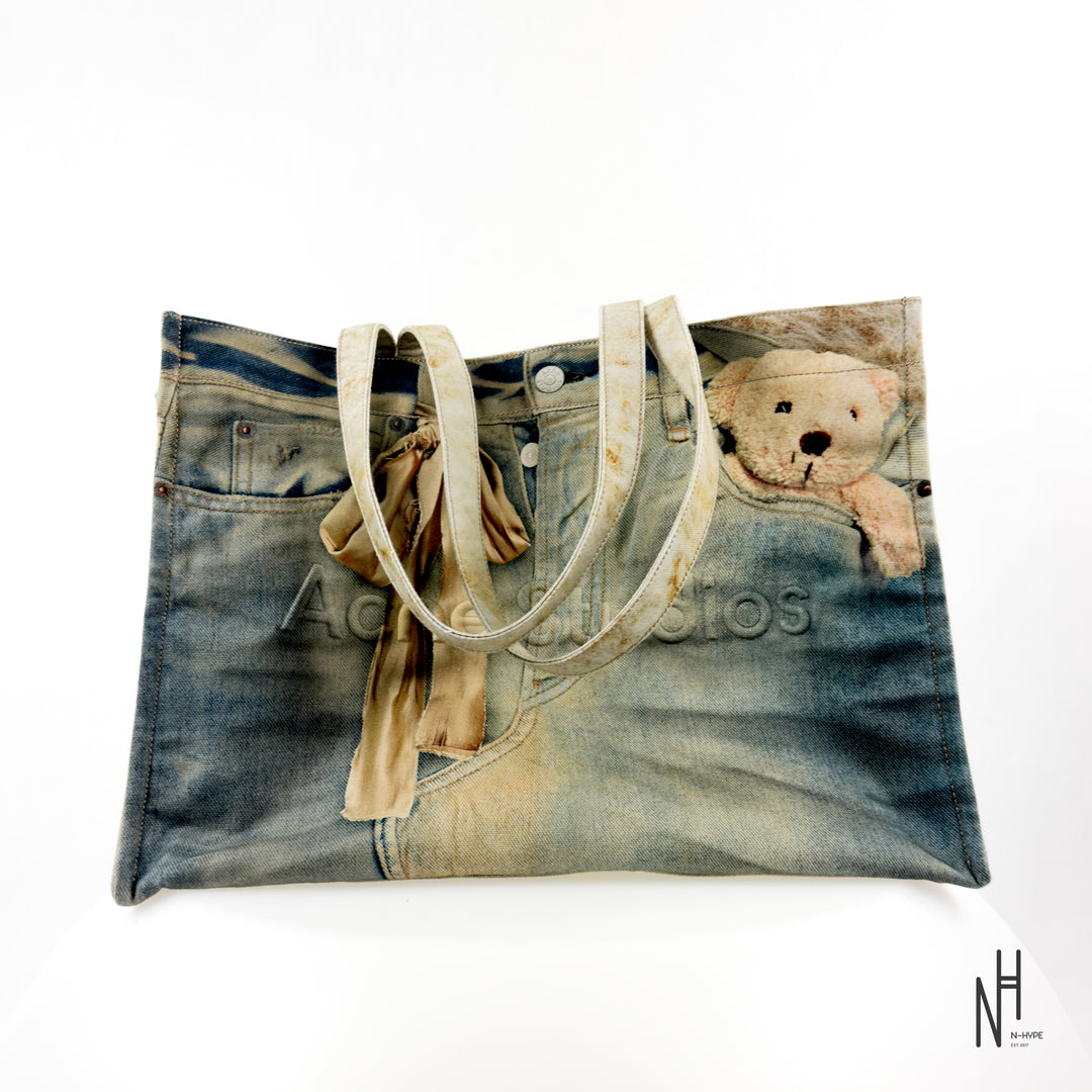 Acne Studios 1981 Trompe-l’œil Teddy Tote Bag