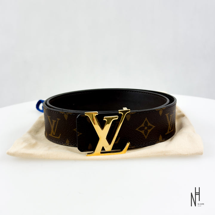 Louis Vuitton LV Initiales Reversible Belt Monogram Brown