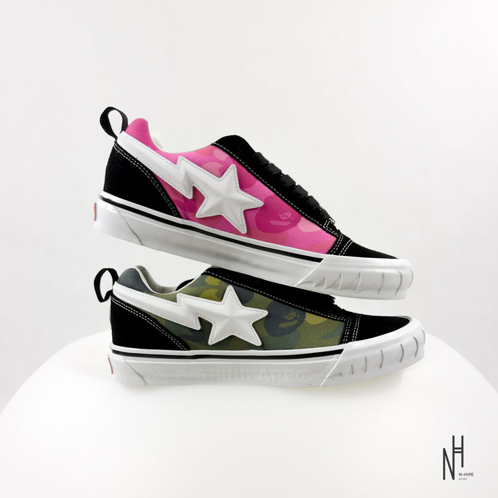 Vans Knu Skool Bape Camo Green
