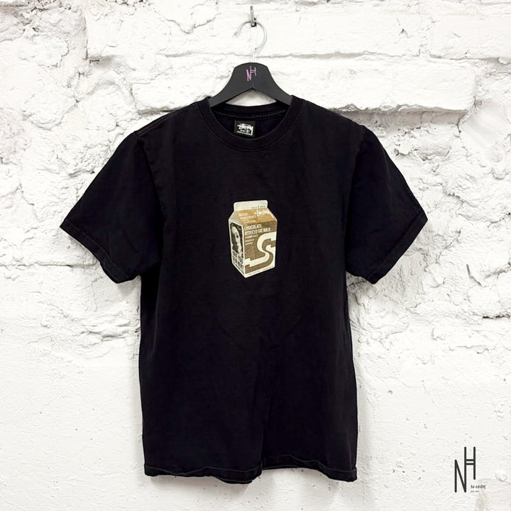 Stussy Milk Tee Black