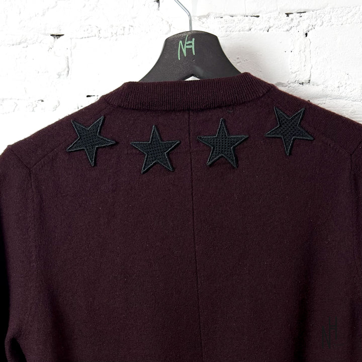 Givenchy Stars Burgundy Sweater