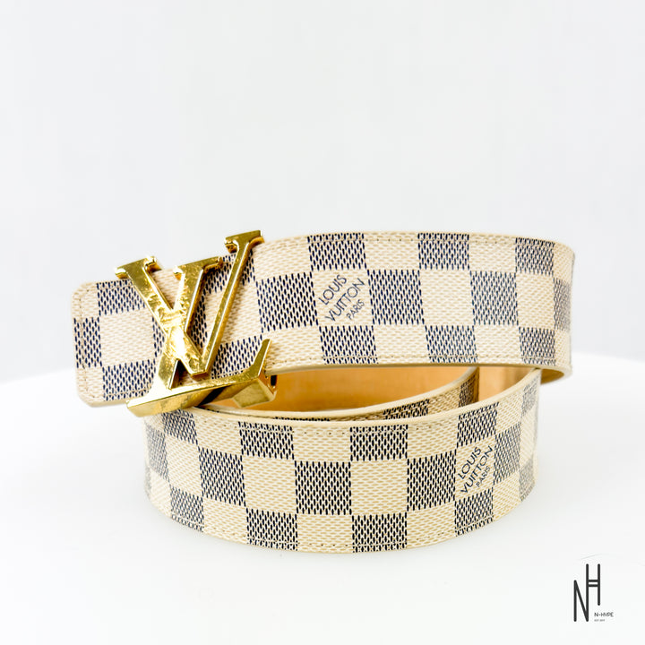Louis Vuitton LV Damier Azur Belt