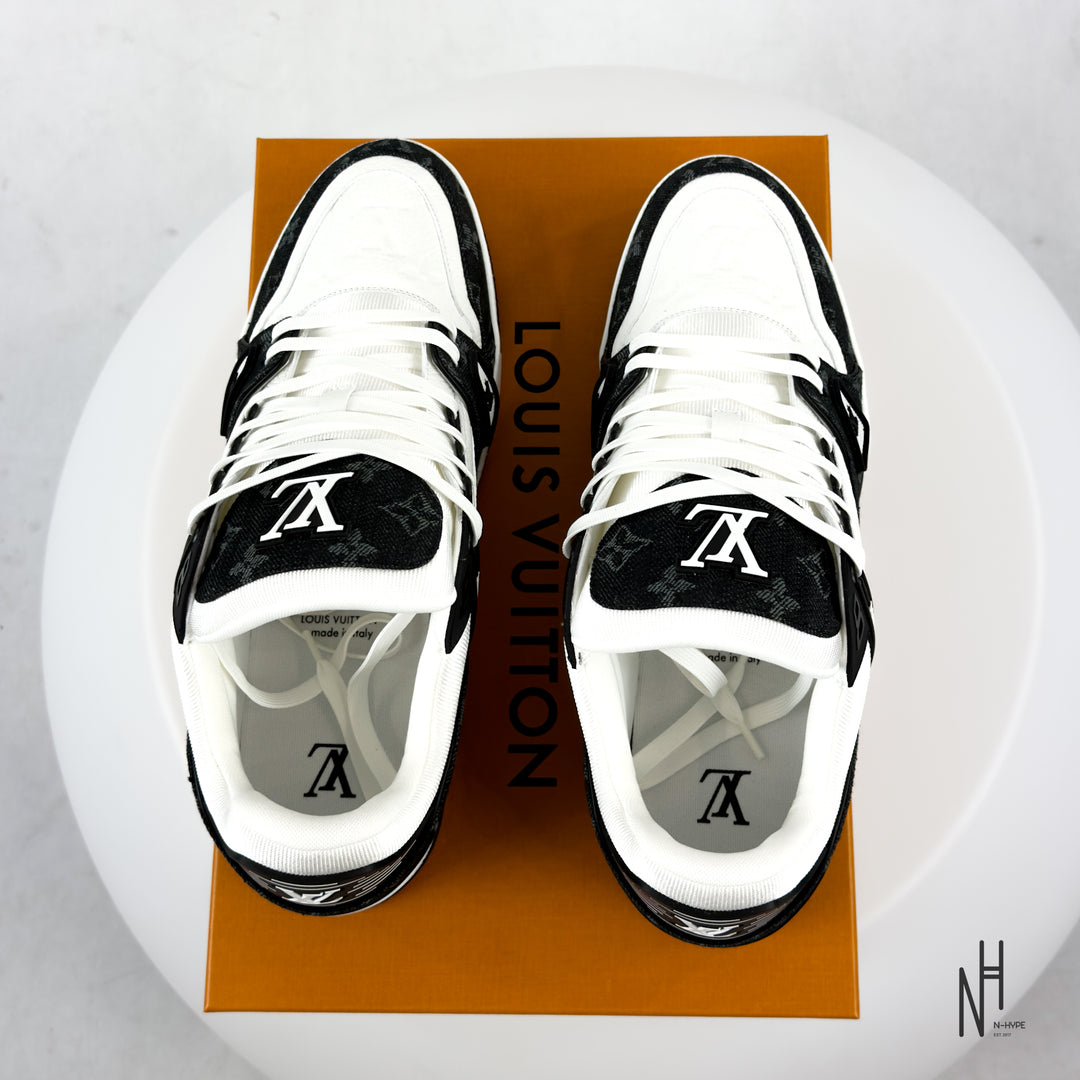 Louise Vuitton LV Trainer White Black
