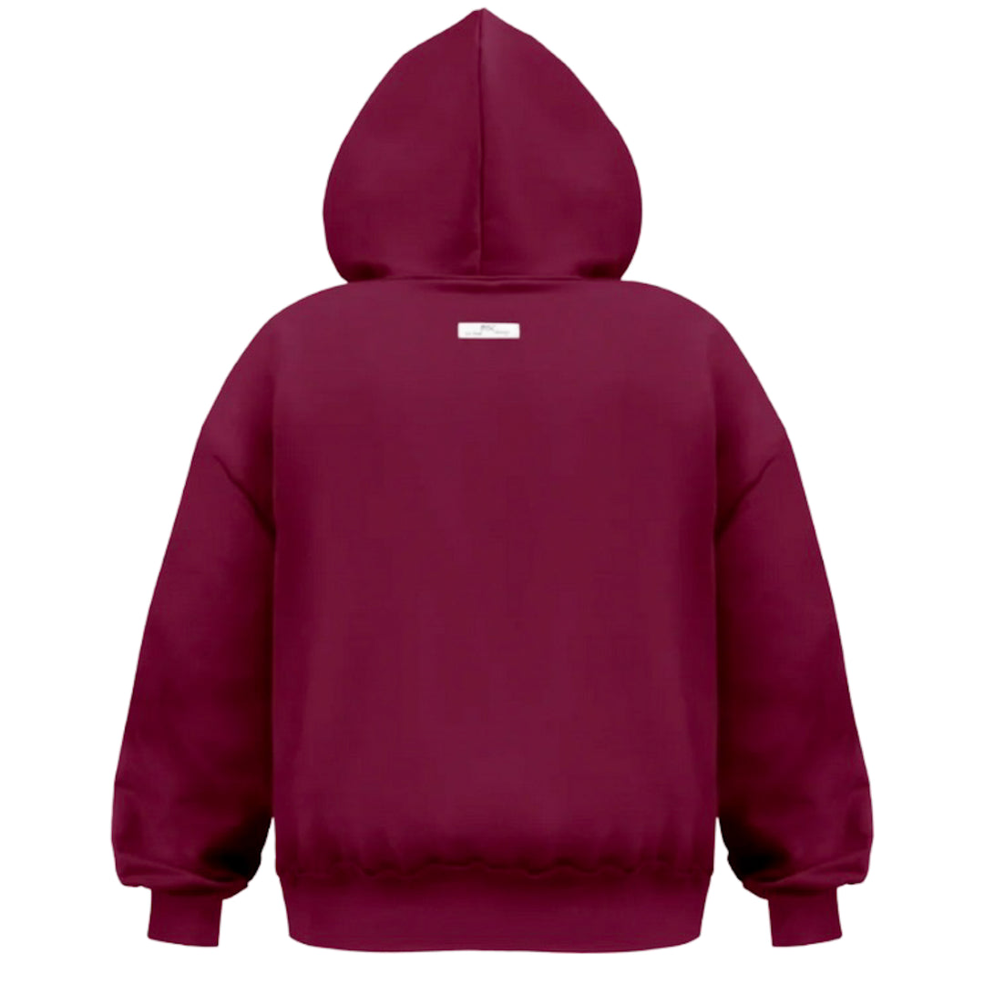 MSC Bluza Dresowa Bordowa