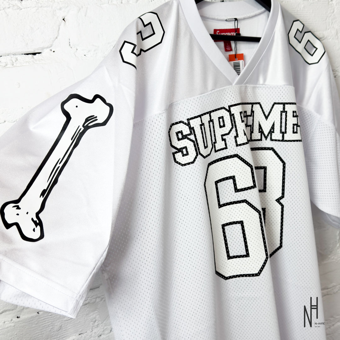 Supreme Bones Football Jersey White