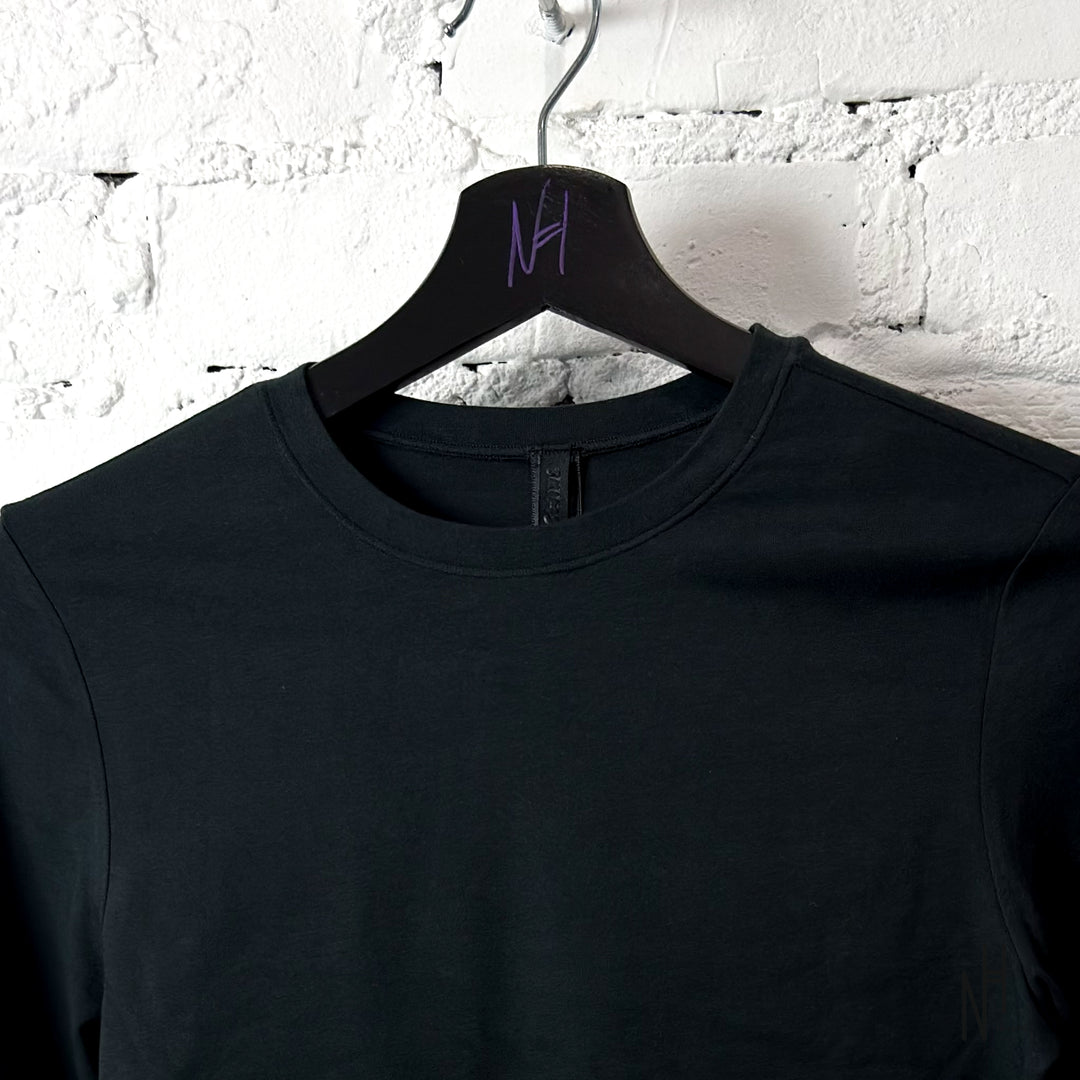 SKIMS Cotton Jersey Long Sleeve T-Shirt Soot