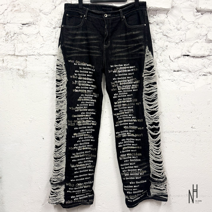 Who Decides War Ultra Flare Scripture Denim Black