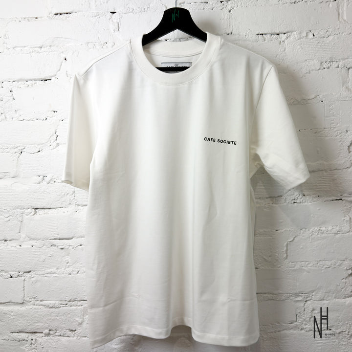 Cafe Societe T-shirt Chandalier (White)