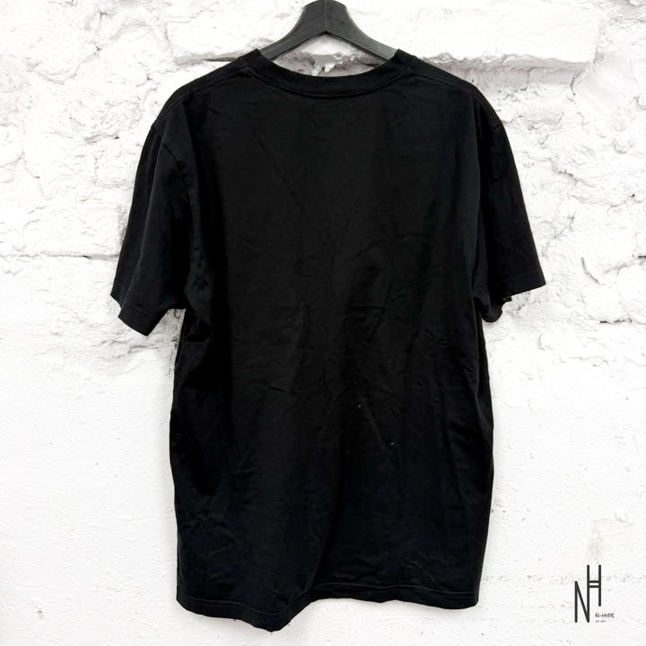 Prada Logo Printed Short - Sleveed T-Shirt Black