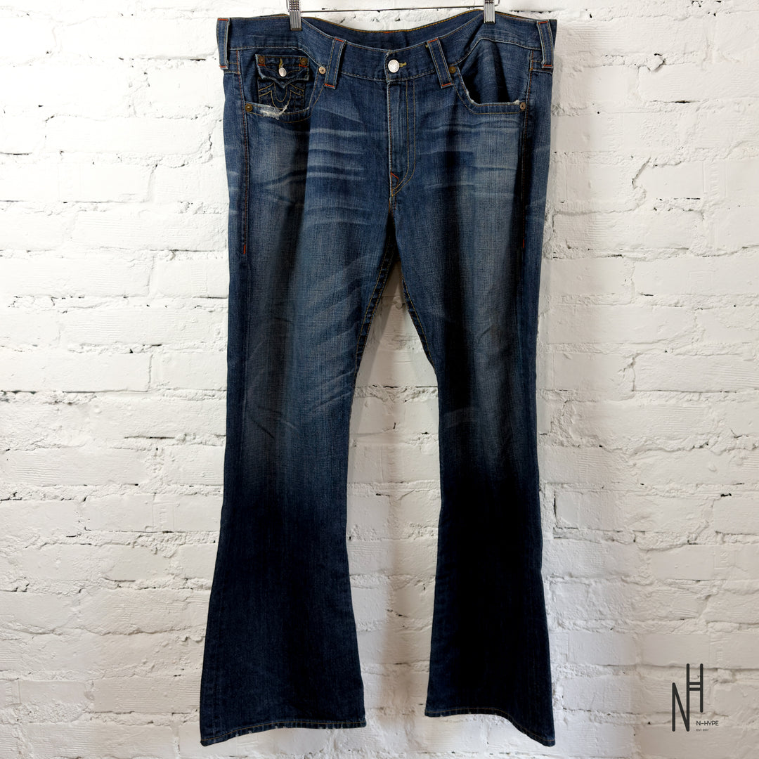 True Religion Washed Denim Jeans