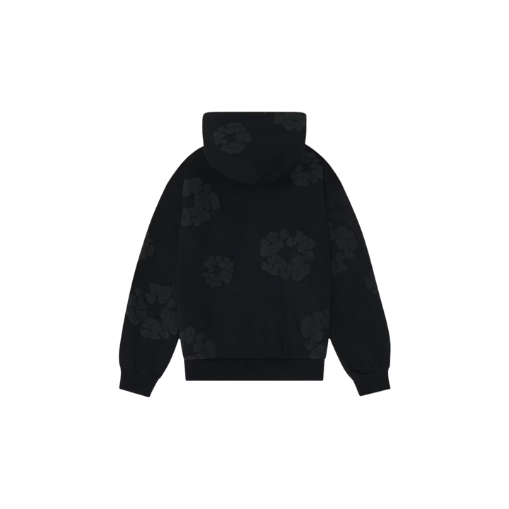 Denim Tears Cotton Wreath Hoodie Black Monochrome