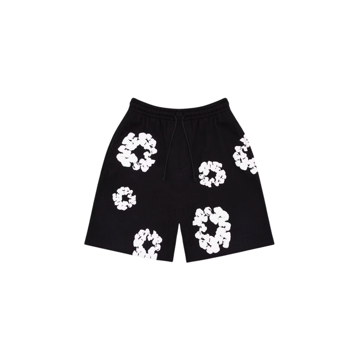 Denim Tears The Cotton Wreath Shorts Black