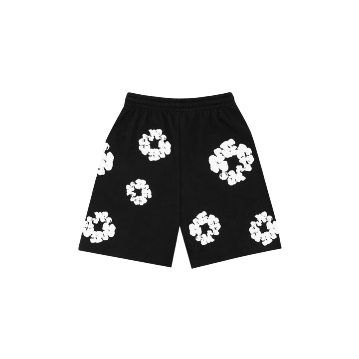 Denim Tears The Cotton Wreath Shorts Black