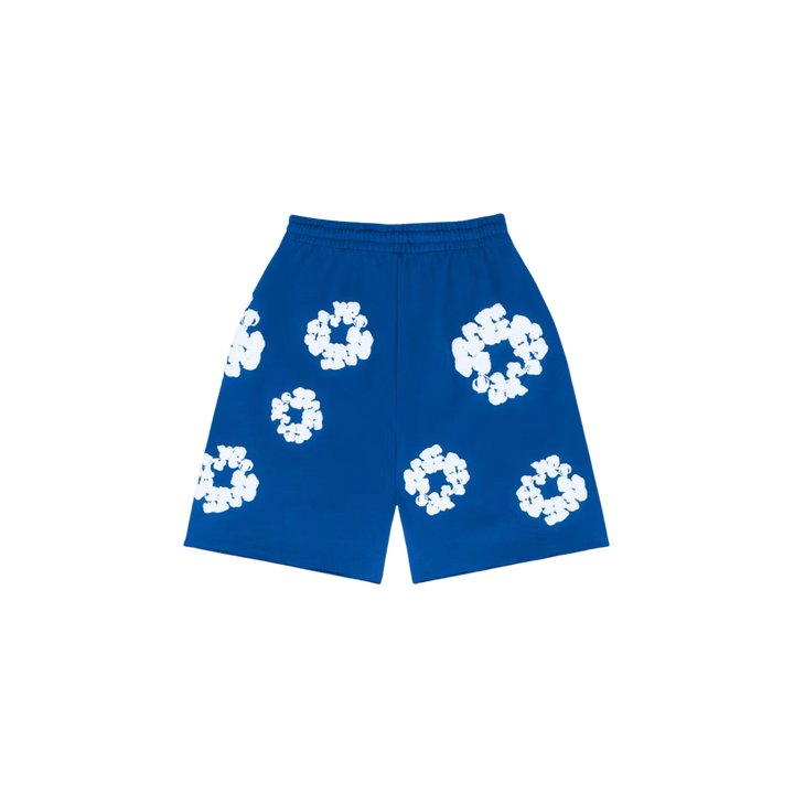 Denim Tears The Cotton Wreath Shorts Royal Blue