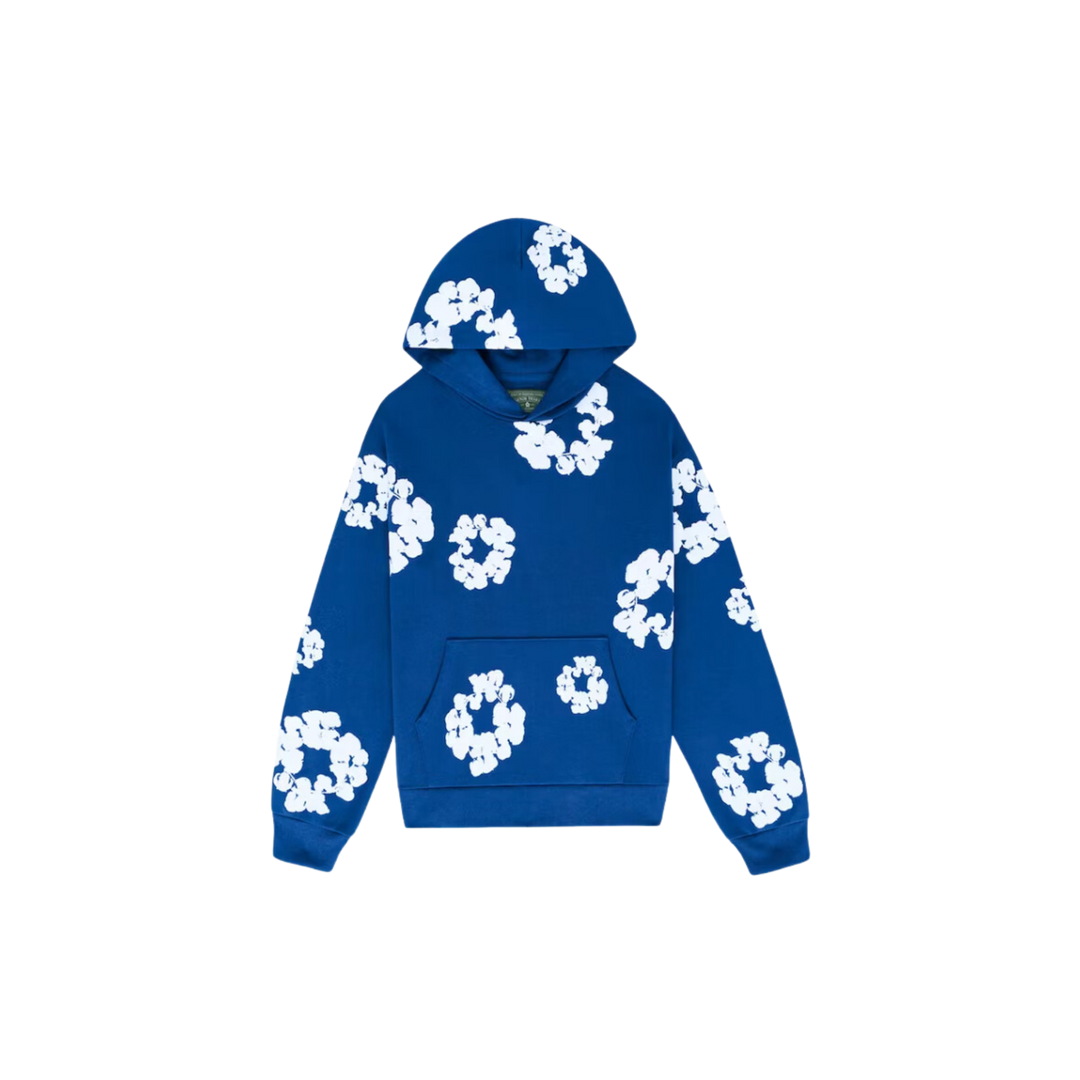 Denim Tears The Cotton Wreath Sweatshirt Royal Blue – N-Hype Denim Tears The Cotton Wreath Sweatshirt Royal Blue – N-Hype