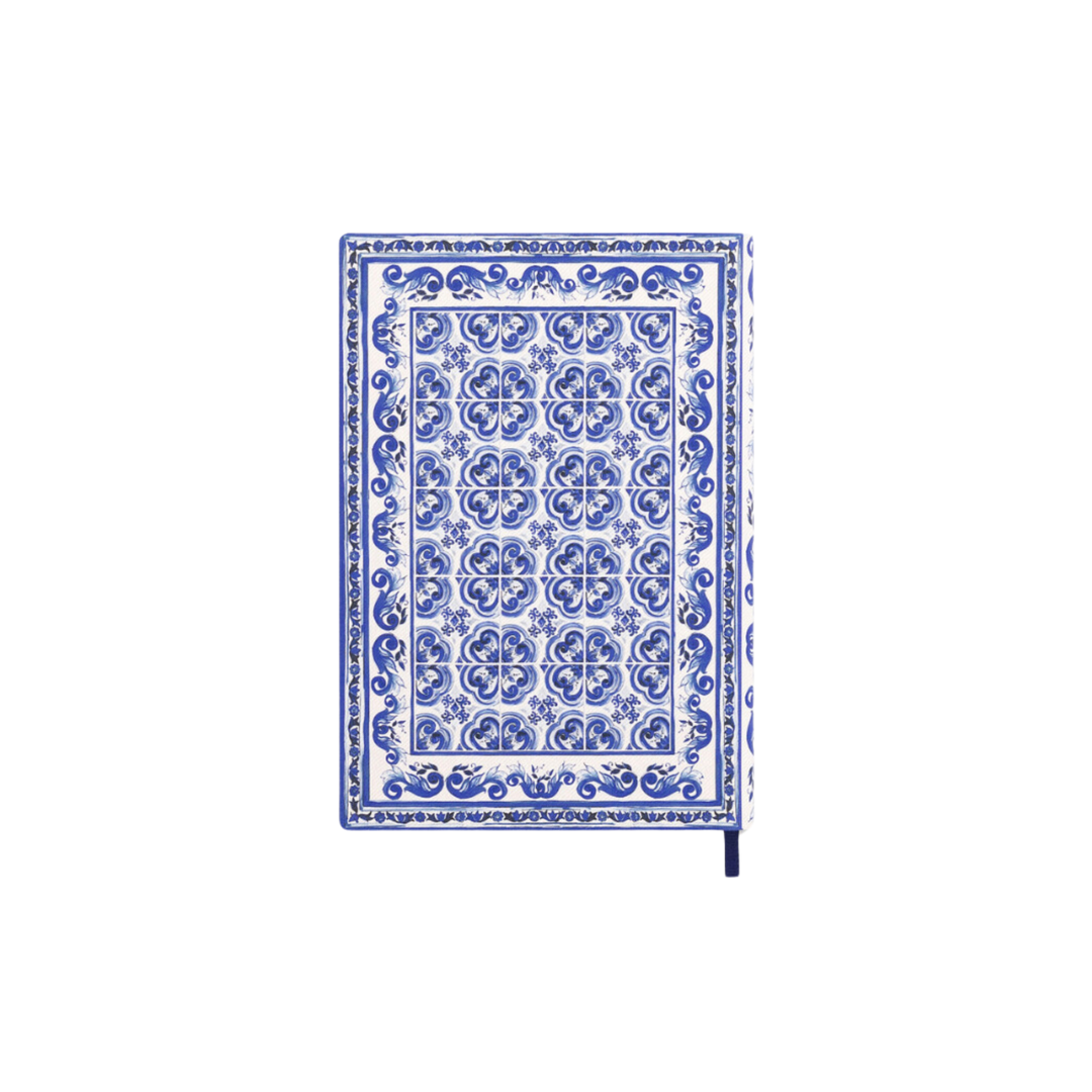 Dolce & Gabbana Medium Ruled Notebook Textile Cover