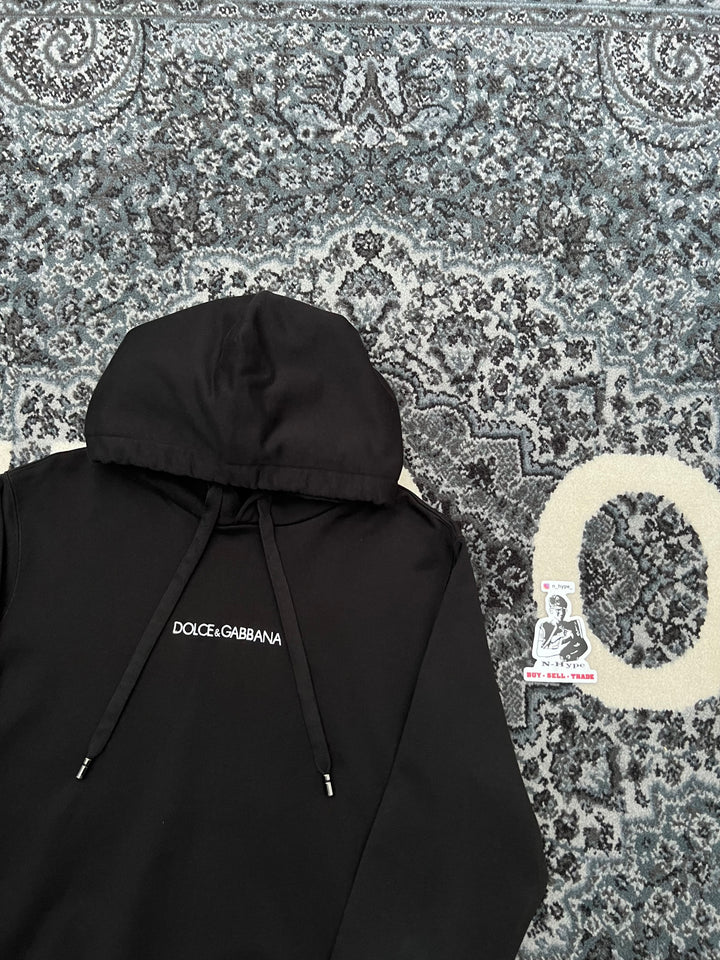 Dolce & Gabbana Embroidered Logo Hoodie Black Showroom NHype Lodz Polska 2