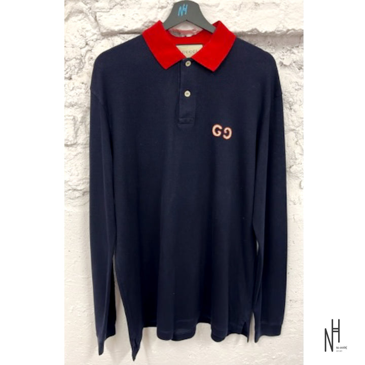 Gucci Logo Shirt Navy