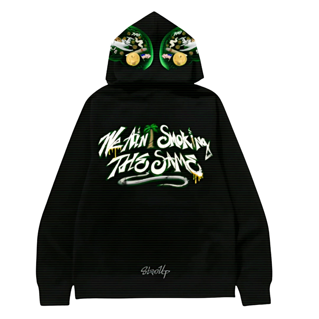 Sign Upp We Ain't Smoking Hoodie Black