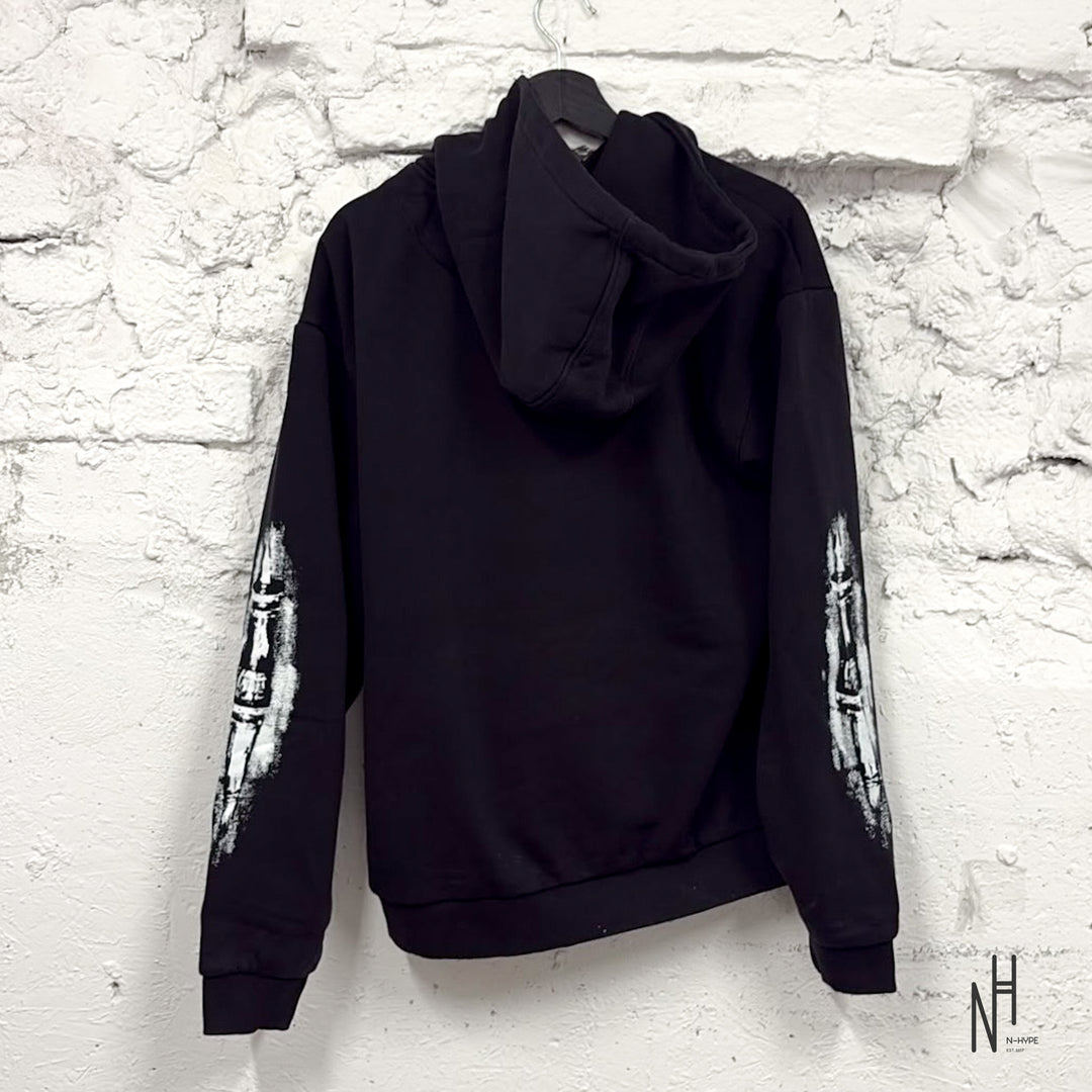 N-HYPE & IVO JANKOWIAK Wolf of The City Hoodie Black