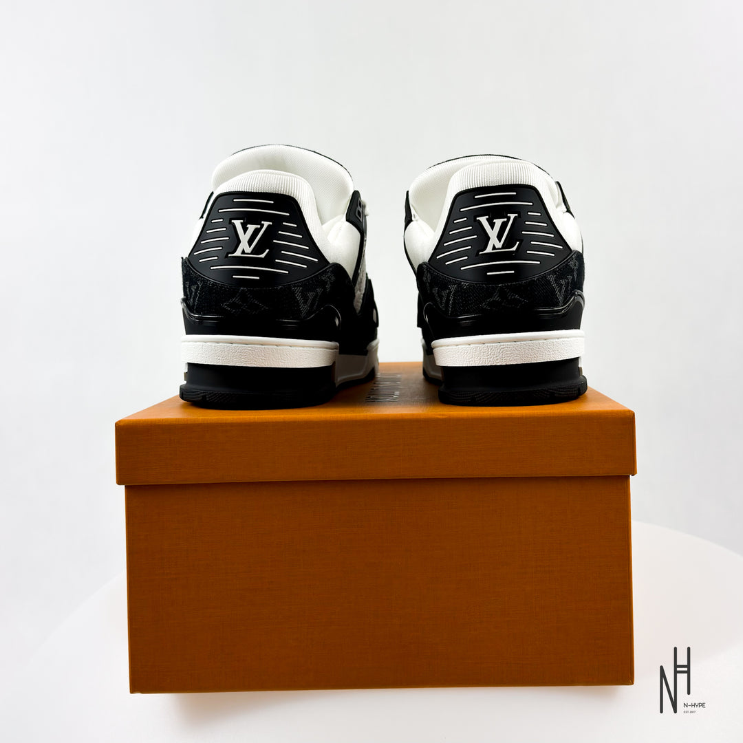 Louise Vuitton LV Trainer White Black