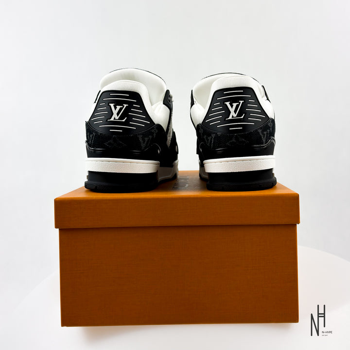 Louise Vuitton LV Trainer White Black
