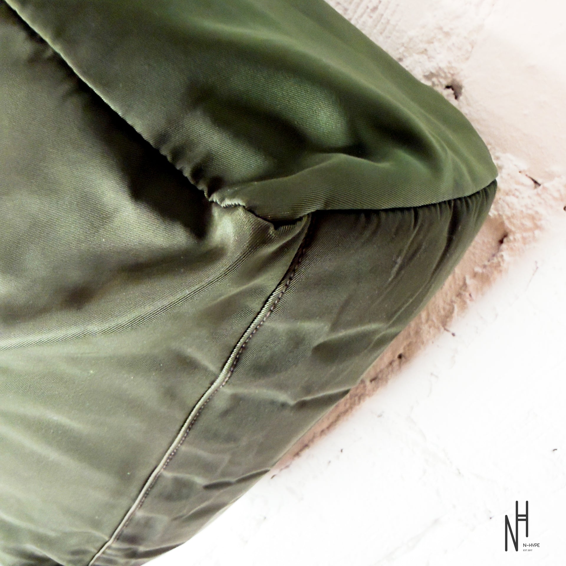 Prada Vintage Khaki Nylon Bag – N-Hype