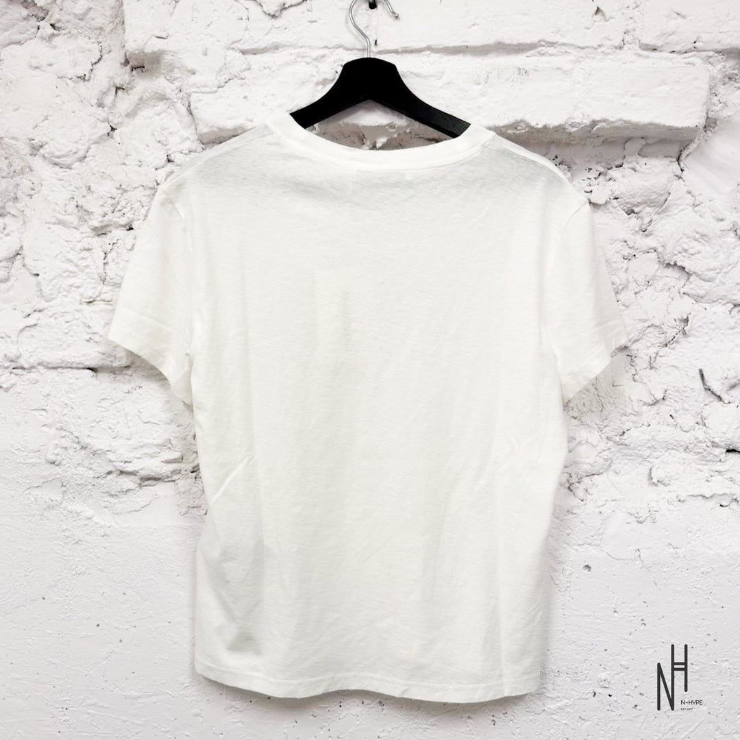 Acne Studios Sprayed 1996 Logo T-Shirt White