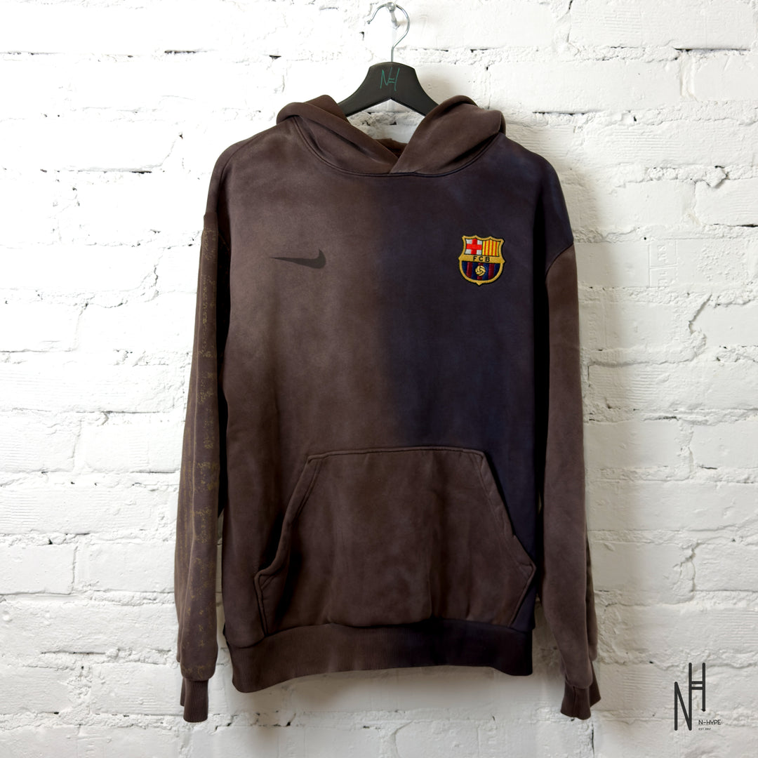 Travis Scott x Nike x FC Barcelona Split-Dye Crest Hoodie Multicolor