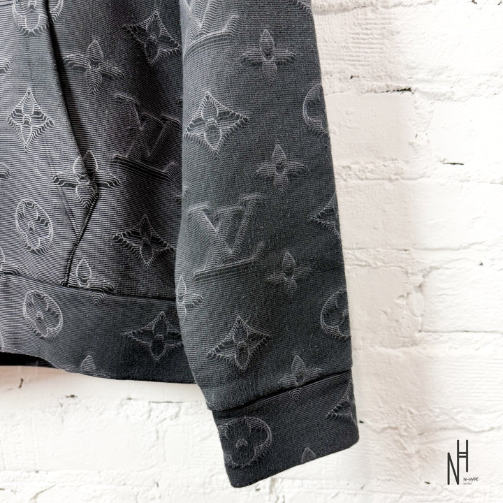 Louis Vuitton 2054 3D Monogram Hoodie Grey