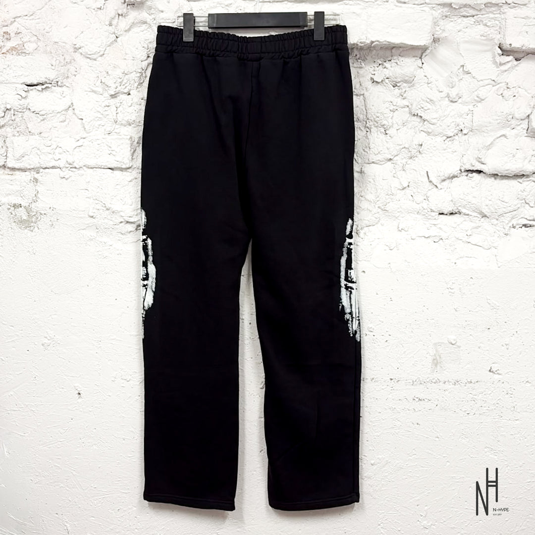 N-HYPE & IVO JANKOWIAK Wolf of The City Swetpants Black