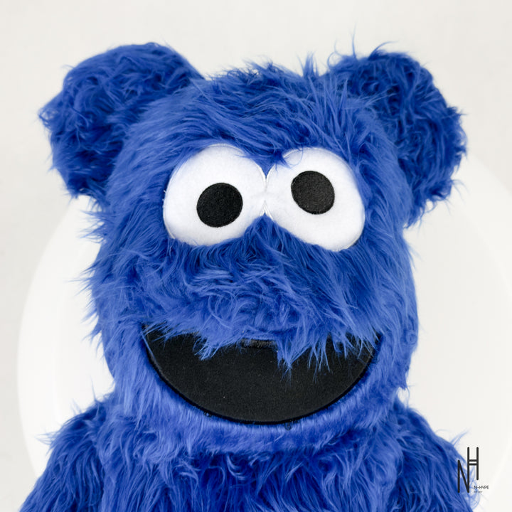 Bearbrick x Sesame Street Cookie Monster Costume Ver. 1000%