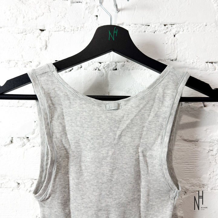 SKIMS Cotton Rib Tank Light Heather Grey