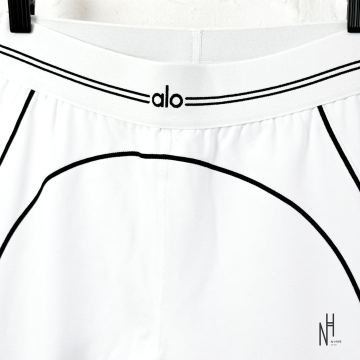 Alo Yoga Airbrush High-Waist Heart Throb Legging White Black