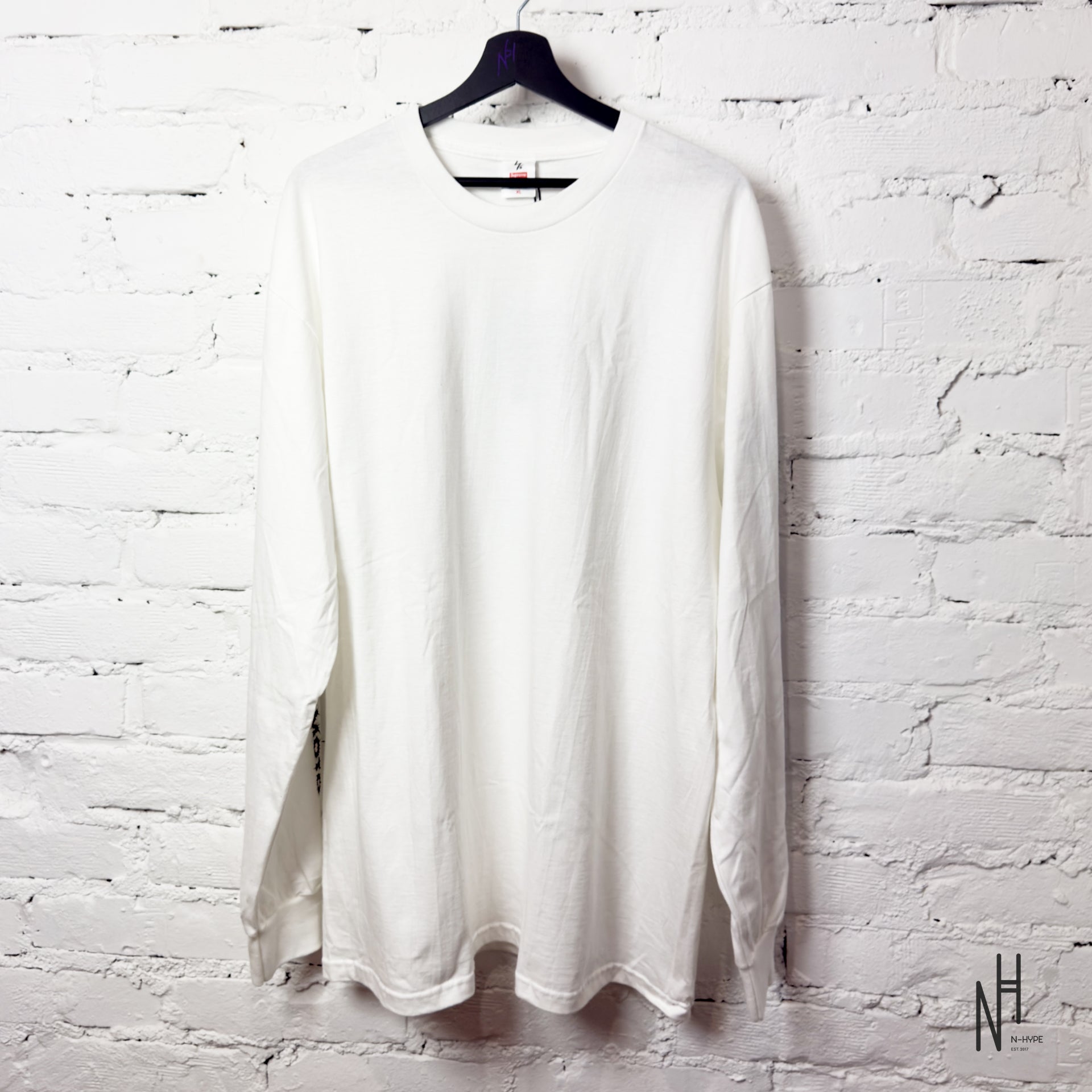 トップス Supreme Yohji Yamamoto L/S Tee White Supreme x Y's by Yohji Yamamoto L/S ホワイト - メルカリ