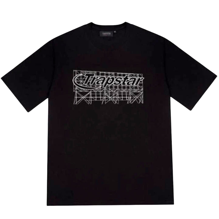 Trapstar Liquid Chrome Hyperdrive Tee Black