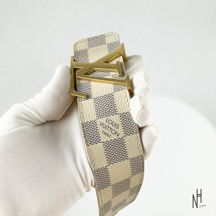 Louis Vuitton LV Damier Azur Belt