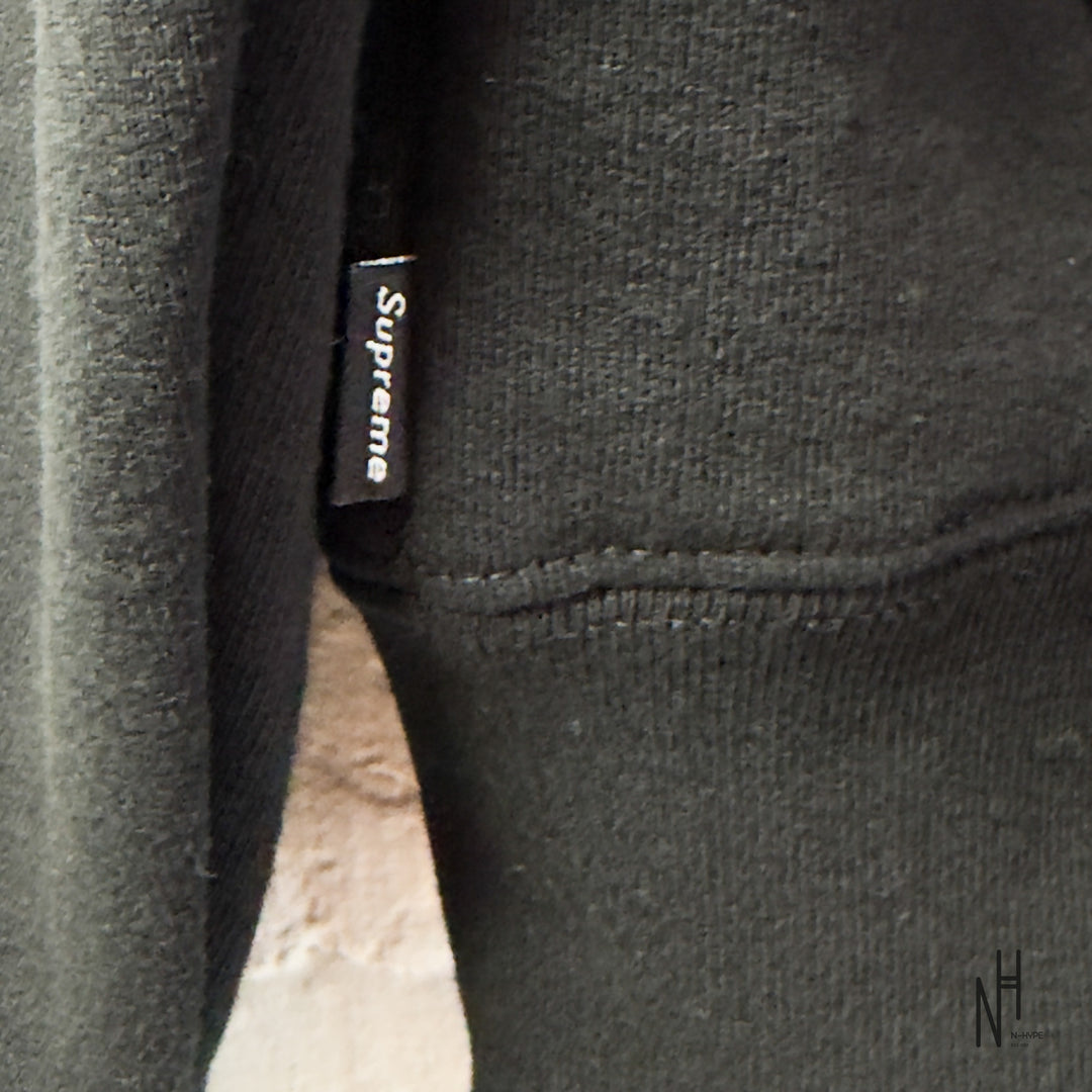 Supreme Devil S Logo Zip Up Hooded Sweatshirt Black