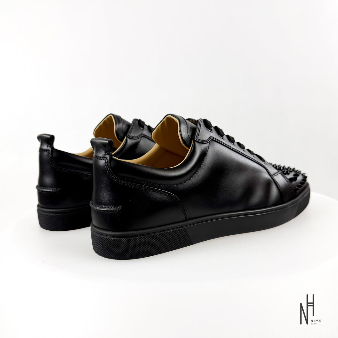 Christian Louboutin Louis Junior Spikes Flat Black