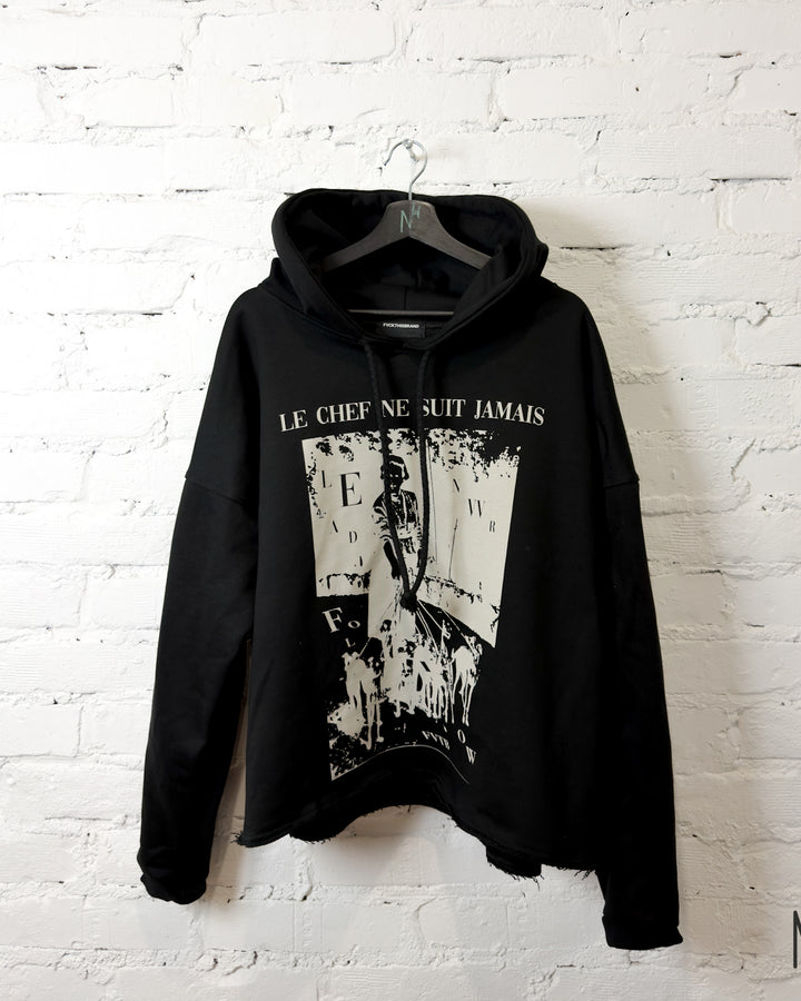 FVCKTHISBRAND MY DEAR AÏEULE HOODIE BLACK