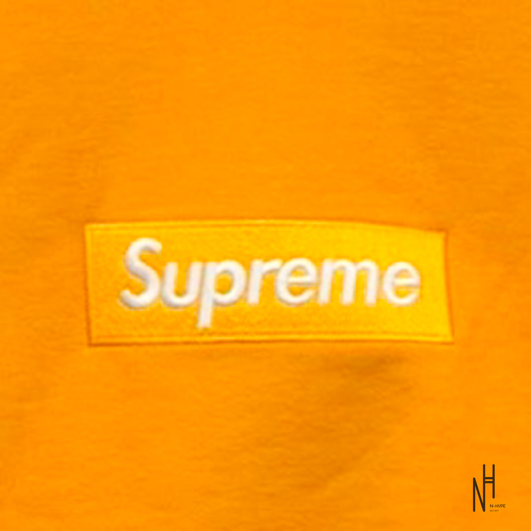 Supreme Box Logo Crewneck Mustard (FW18)