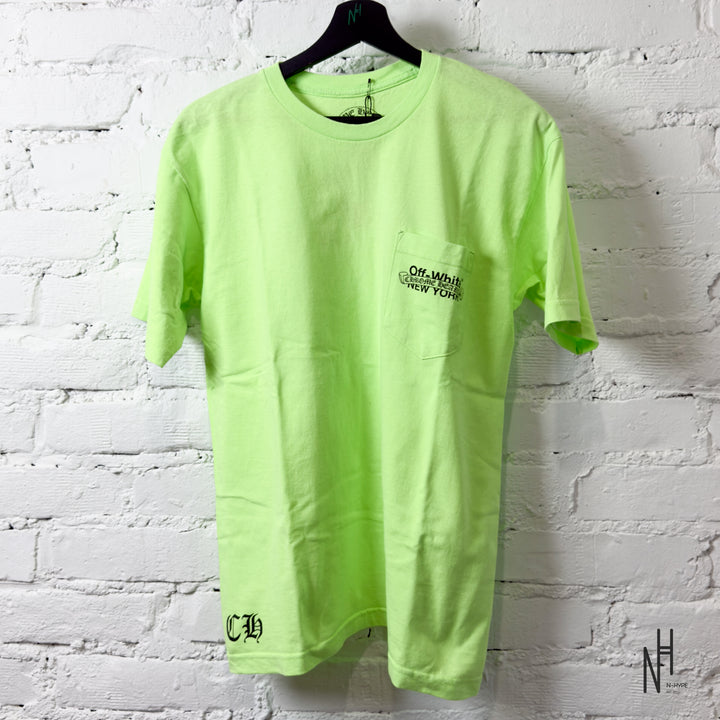 Chrome Hearts x Off-White Lime Tee