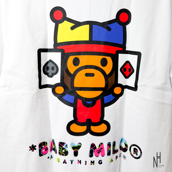 Bape x ComplexCon Baby Milo Joker White Tee