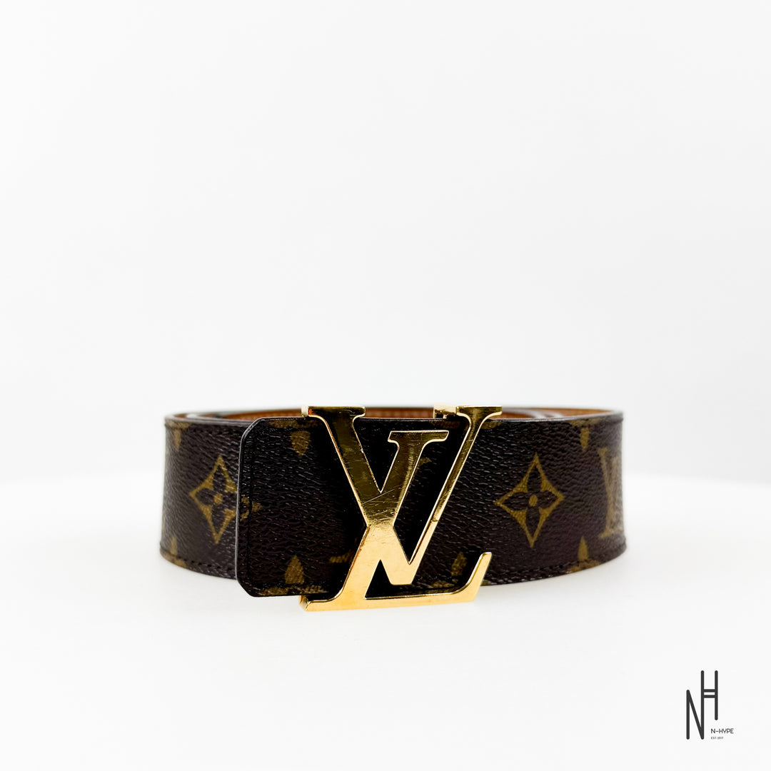 Louis Vuitton LV Initiales Reversible Belt Monogram/Brown