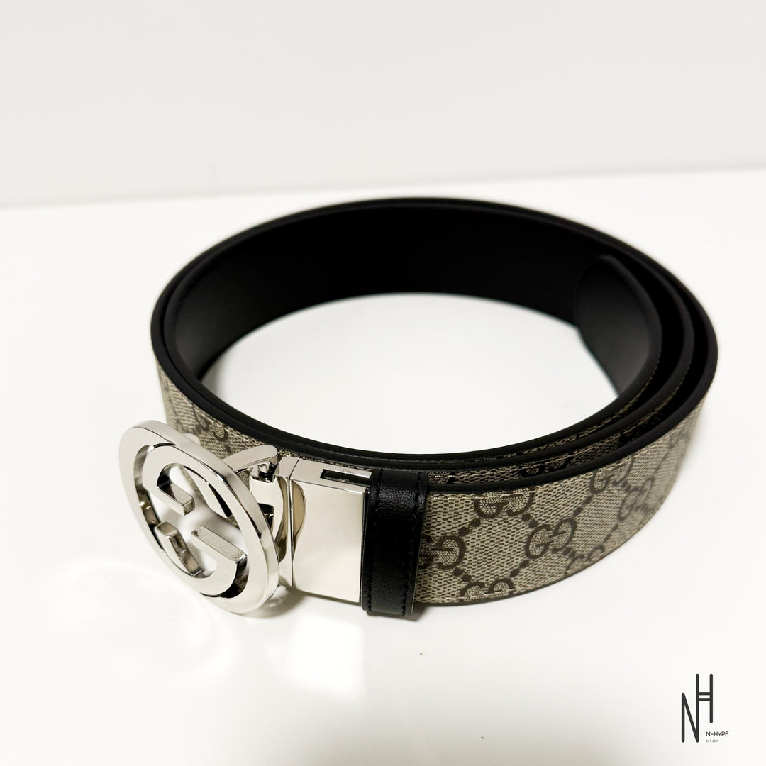 Gucci Reversible Monogram Belt