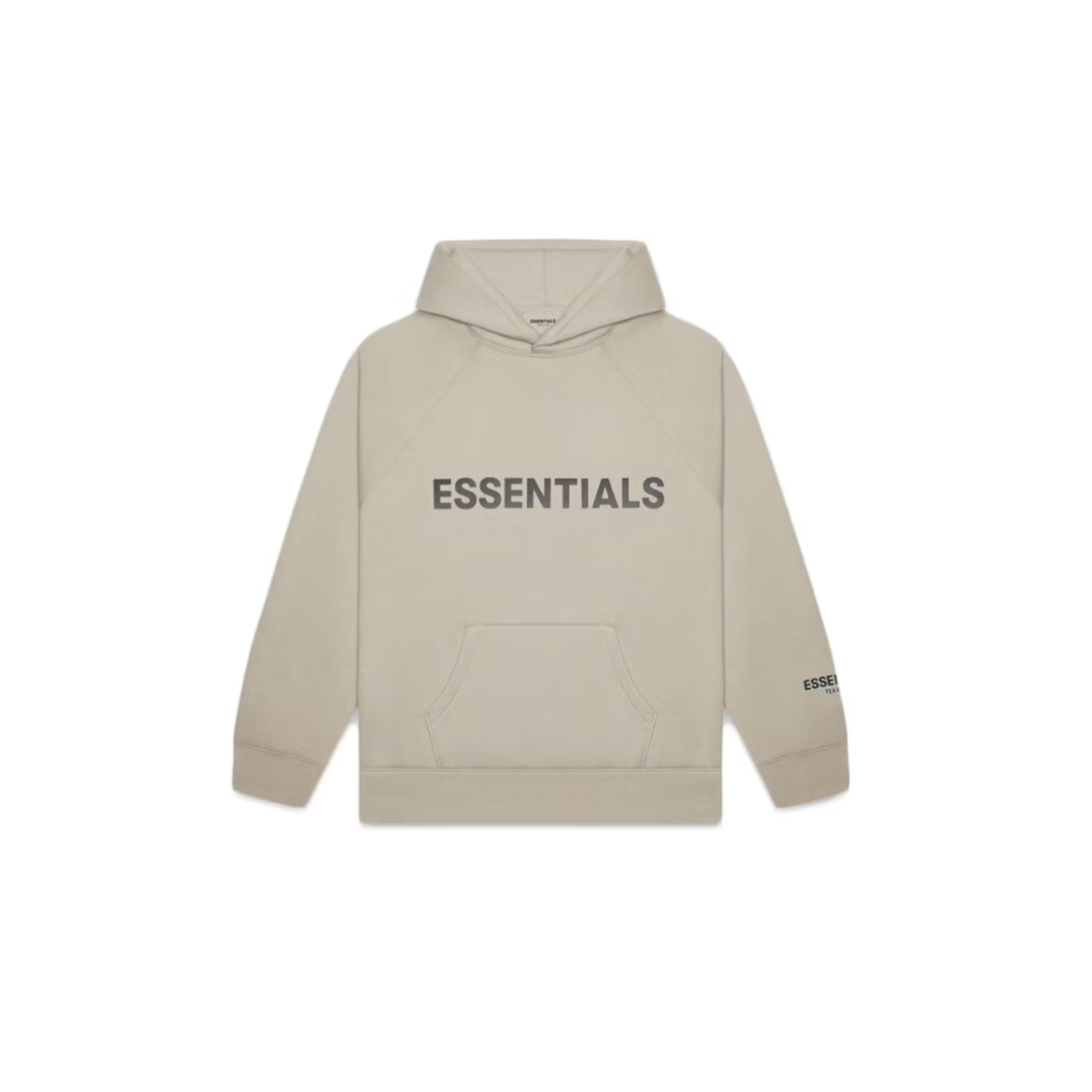 Essentials Hoodie Applique Logo Olive Moss