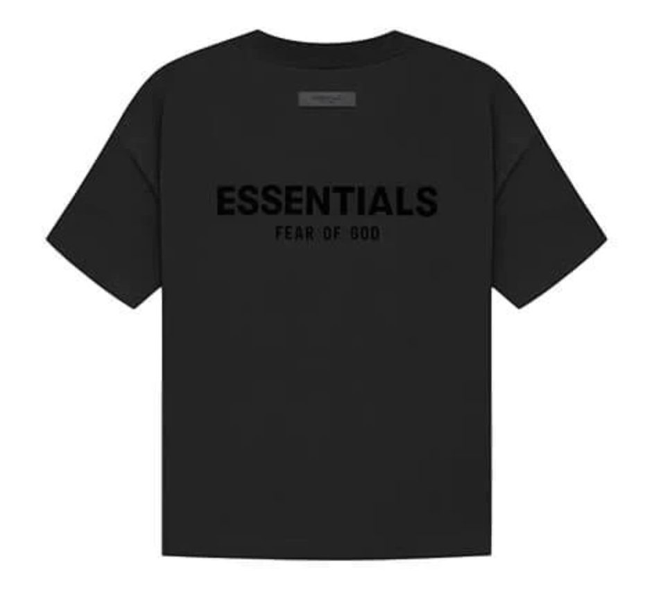 Essentials Fear of God T-shirt Black Tyl Lodz Polska