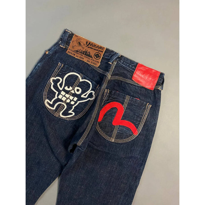 Evisu Jeans Vintage Yamane Japan Picasso Design Selvedge Lodz Polska tyl2