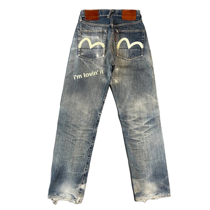 Evisu x McDonalds Denim Jeans I’m Lovin' It Selvedge Lodz Polska tyl